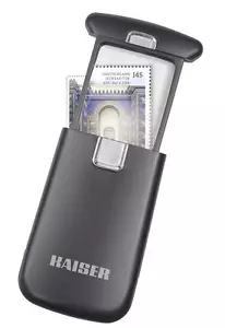 KAISER 2372 MOBILE POCKET LOUPE MAGNIFIER LED ILLUMINATED 3X MAGNIFICATION - Picture 1 of 1