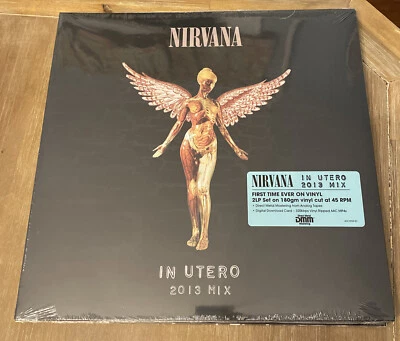Nirvana In Utero 2013 RSD Mix DMM 2LP 45RPM 180 Gram Vinyl Records - Image 1 of 4