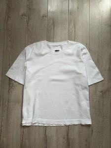 mm6 Maison Margiela Paris 100% cotton white t-shirt size M - Picture 1 of 7