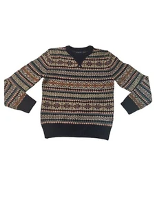 Polo Ralph Lauren Boys Sweater 8 Fair Isle Wool Blended Pullover, Long Sleeve - Picture 1 of 4