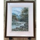 John Hamilton Glass R.S.A. Watercolour showing river and mountain scene