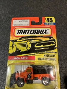 1997 Matchbox 1-75 series #45 Highway Maintenance Truck 1/64 scale diecast - Picture 1 of 1