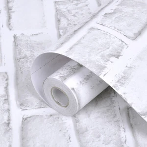 10m 3D Stone Slate Effect Wallpaper Vinyl Self Adhesive Wall Stickers Decor - Picture 1 of 17