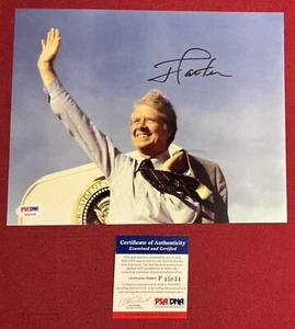 JIMMY CARTER SIGNED 8X10 PHOTO AUTOGRAPH PSA AUTHENTICATED PRESIDENT POPE COA - Picture 1 of 1