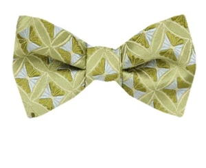 Men's 100% Silk Designer Self Tie Woven Bowtie- NWT - Picture 1 of 3