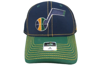 New Utah Jazz Mens Size S/M Green Blue Adidas Fitmax Flexfit Hat $24 - Bild 1 von 5