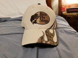 Bass Pro Shops Camo Flame Cap Mütze beige verstellbar bestickt - Bild 1 von 9
