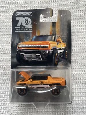 Matchbox 70 周年移动零件 2022 Hummer EV 1: 64 压铸汽车 — 第 1/4 张图片