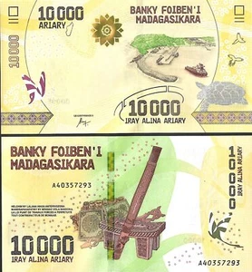 Madagascar 10000 Ariary P 103 2017 UNC - Imagen 1 de 1
