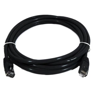 8Ware Cat6a UTP Ethernet Cable 3m Snagless Black - Picture 1 of 1