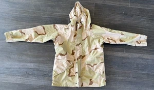 Vtg Army Medium Regular Parka Cold Weather Desert Camo Coat Camouflage Military - Picture 1 of 15