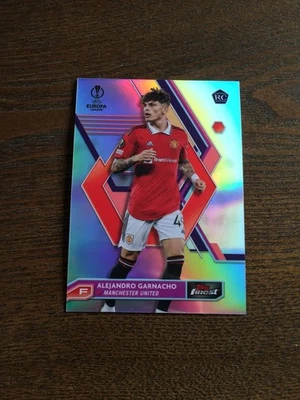 2022-23 Topps Finest Alejandro Garnacho RC Rookie Refractor Manchester United - Image 1 of 2