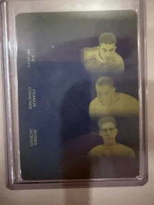 2017-18 Leaf In the Game Printing Plate 1/1 Charlie Conacher, Primeau, Jackson - Picture 1 of 2