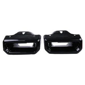 For 2019-2024 Chevy Silverado GMC Sierra 1500 Series Tips Bezels RH/LH GM Pair - Picture 1 of 7
