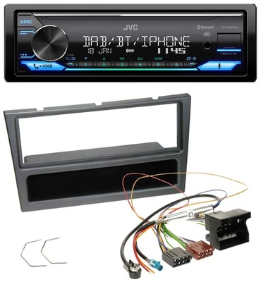 JVC Bluetooth DAB USB MP3 Autoradio für Opel Corsa C Meriva Vectra C Signum ab 2 - Bild 1 von 4