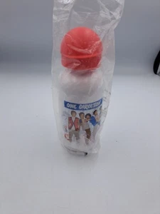 One Direction Metal Drinking Bottle Red And White - Picture 1 of 4