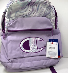 NEW Champion Backpack Lilac Large Laptop Pocket Bottle Pocket Front Zip Pocket - Picture 1 of 5