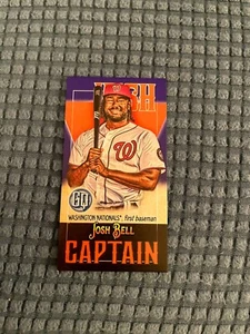 Minis Topps Gypsy Queen Captains 2021 púrpura CM-JB Josh Bell 4/250 nuevo como nuevo - Imagen 1 de 2