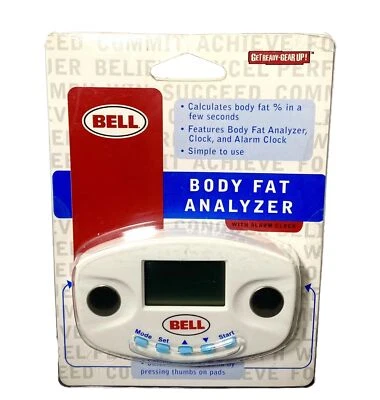 BELL Hand-Held Body Fat Analyzer - Palm-Size - simple to use! LCD - Image 1 of 4