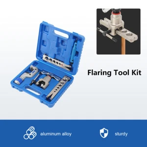 Aluminum alloy Flaring Tool Kit for 1/4'' - 5/8'' and 6-19mm Single Flare - Picture 1 of 10