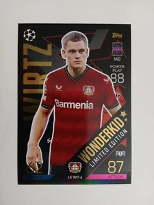 CARD MATCH ATTAX TOPPS CHAMPIONS 2022/23 LIMITED EDITION WIRTZ LE WO 4 - Imagen 1 de 2