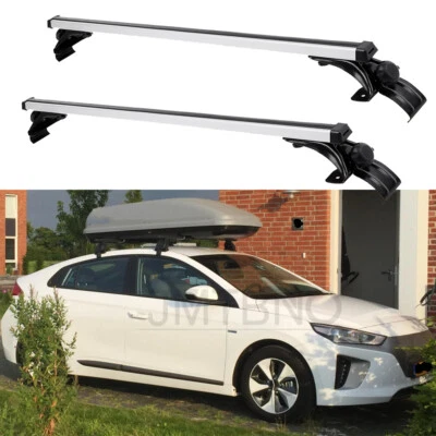 Barra transversal portaequipajes de aluminio para Hyundai Ioniq Foto 1 de 4