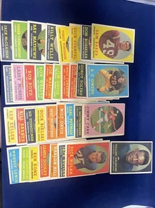 Lote de 35 tarjetas de fútbol americano Topps 1958 - Imagen 1 de 6