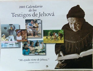 2005 Calendar de los Testigos de Jehova 9 x 7 Spanish Calendar Jehovahs Witness - Foto 1 di 3