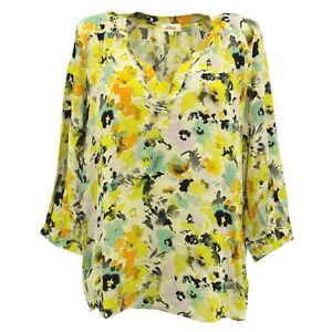  S OLIVER Damen 3/4 arm Sweatshirt Bluse Shirt floral bunt 29604