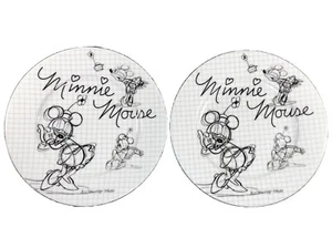 Disney Minnie Mouse Skizzenbuch Salatteller 8" 2er Set NEU Neu mit Etikett - Bild 1 von 4