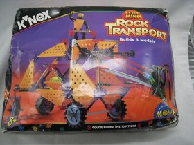 KNEX Lost Mines Rock Transport 12129- NEW! Sealed! K&rsquo;NEX Box is crushed