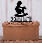 Little Cowboy Cake Topper, Boy's Birthday, Rocking Horse Cake Keepsake - LT1304