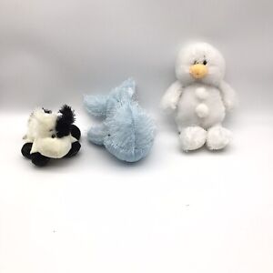 Ganz Webkinz no code- Cow, Whale And Snowman, Stuffed Animal Toy Plush