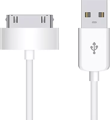Charging Cable Charger for Apple iPhone 4, 3GS, iPod, iPad2&1 - Image 1 of 3