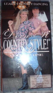 DOIN' IT COUNTRY STYLE Vol 1 Dancing Video NEW Tush Push POLKA Line ELVIRA VHS - Bild 1 von 1
