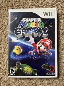 BUEN DISCO Super Mario Galaxy Nintendo Wii 2007 completo en caja Space Luma Rosalina - Imagen 1 de 5
