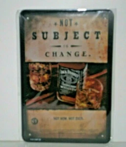 JDSCMS1 Jack Daniel's Metal Sign New 30 cm H X 20 cm W - Bild 1 von 2