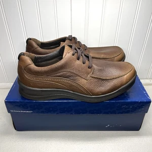 Zapatos para hombre SAS Move On marrón talla 9,5 M cómodos informales de cuero nuevos en caja - Imagen 1 de 10