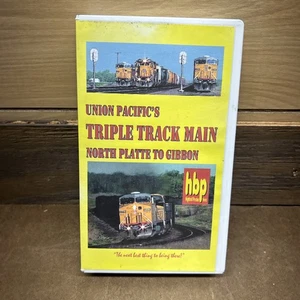HBP Union Pacific’s Triple Track Main North Platte VHS Railroad Train Railway - Picture 1 of 6