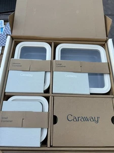 Caraway Set Conservazione Alimenti in Vetro 14 Pezzi Crema - Foto 1 di 7