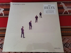 Mumford And Sons Delta Exclusive Sand Coloured Vinyl 2LP New - Picture 1 of 6