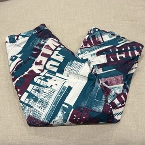 Oakley Mens Crazy Geometric Ski Snow Snowboard Pants Large L (35x30) Loose EUC - Picture 1 of 12