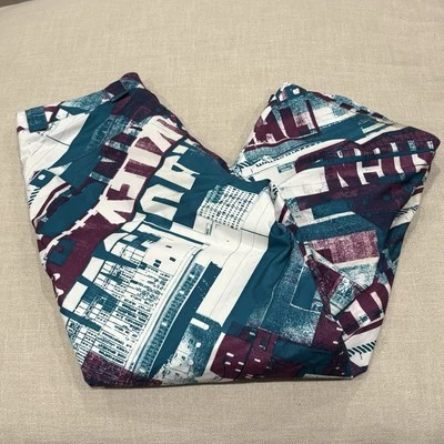 Calça Oakley Masculina Louca Geométrica Esqui Neve Snowboard Grande G (35x30) Solta Excelente Estado Usado - Imagem 1 de 4