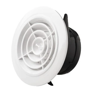 Adjustable ABS Ventilation Grille Round Cover for Air Control 75mm to 200mm - Picture 1 of 66
