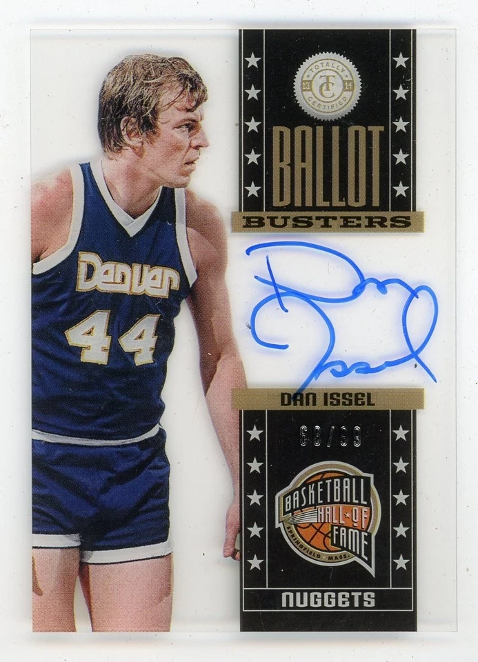 Acetato Panini 2013-14 totalmente certificado Dan Issel Ballot Busters automático/99 Foto 1 de 1