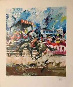 Serigrafía Wayland Moore RODEO firmada numerada edición limitada - Imagen 1 de 2