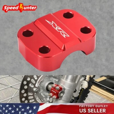 1 PÇ BRAÇADEIRA DE SUPORTE DE EIXO DIANTEIRO PARA HONDA XR400R 1996-2004 XR650L 1993-2022 vermelha - Imagem 1 de 4