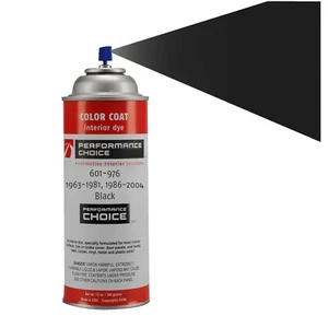 Interior Refinish for 1953-2004 Corvette Black Color Coat 12oz Aerosol - Picture 1 of 3