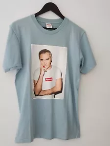 SS16 Supreme x Morrissey Photo Tee Slate Blue T-shirt size M medium - Picture 1 of 10