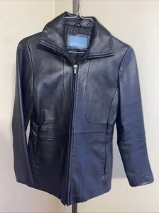 Nine West Small Leather Jacket Women’s - Picture 1 of 5
